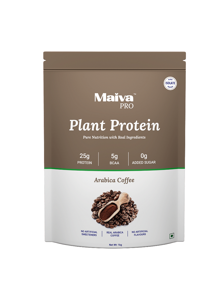 Maiva Pro | Plant Protein Isolate - Arabica Coffee - 1kg | 25g Protein, 5g BCAA | All Essential Amino Acids | Gut Friendly, Easy to Digest | Real D...
Maiva Pro | Plant Protein Isolate - Arabica Coffee - 1kg | 25g Protein, 5g BCAA | All Essential Amino Acids | Gut Friendly, Easy to Digest | Real D...