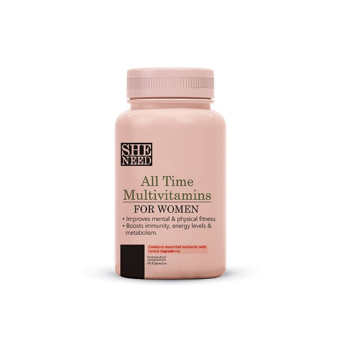 SheNeed All Time Teen Multivitamins and Minerals for Teenage Girls- for Everyday Nutrition & Energy – 60 Tablets
SheNeed All Time Teen Multivitamins and Minerals for Teenage Girls- for Everyday Nutrition & Energy – 60 Tablets