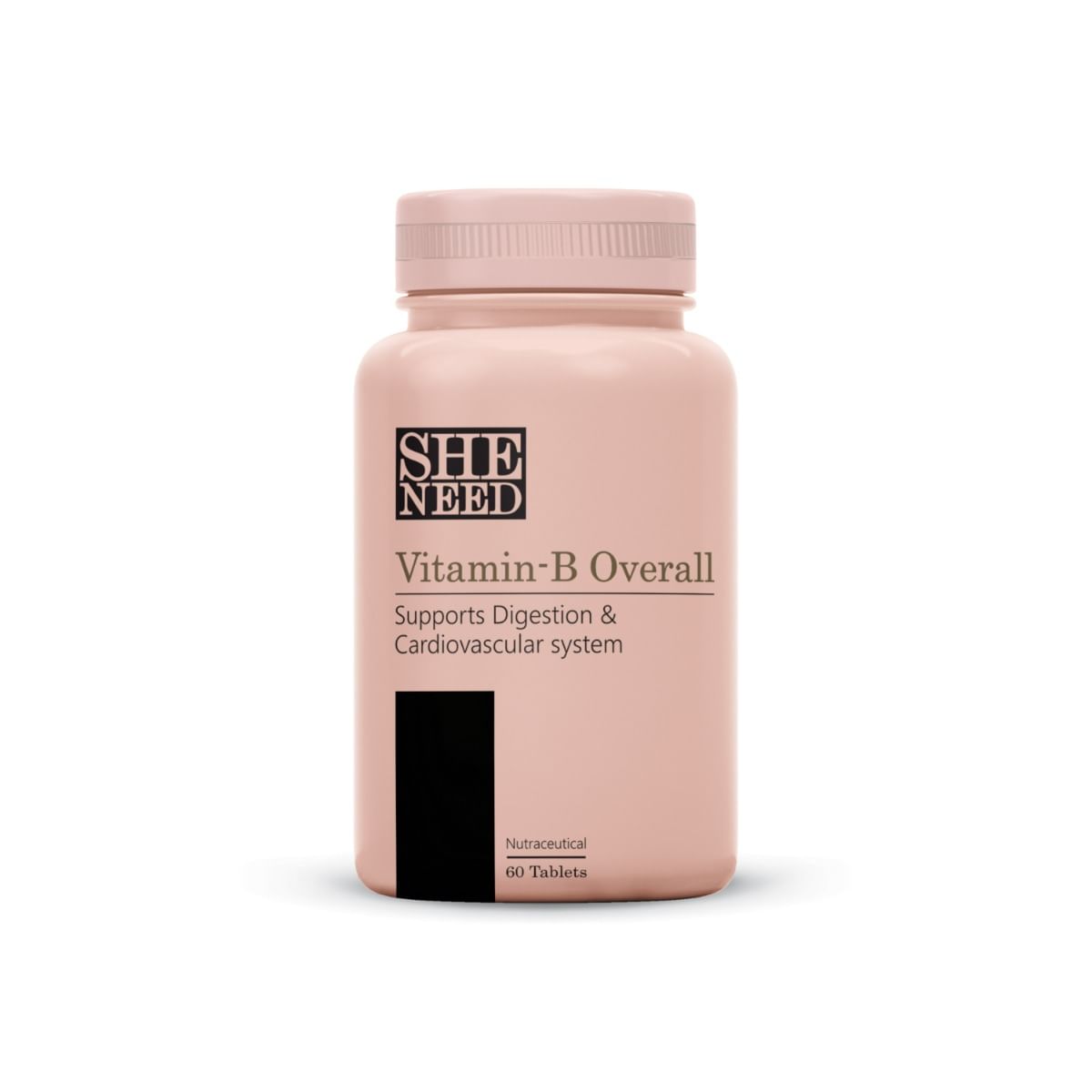 SheNeed Vitamin B Overall Supplements – Boosts Digestion, Energy & Supports Cardiovascular System – 60 Tablets
SheNeed Vitamin B Overall Supplements – Boosts Digestion, Energy & Supports Cardiovascular System – 60 Tablets