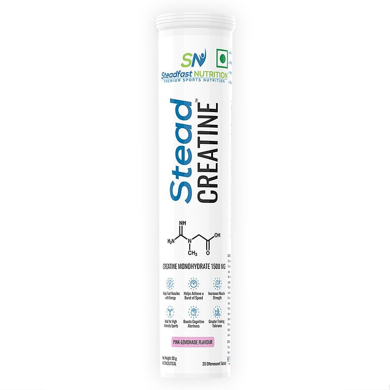 Steadfast Nutrition SteadCreatine Monohydrate 1500mg Tablets - Muscle Energy Support, Pre Workout | Best for High-Intensity Workouts, 20 Effervesce...
Steadfast Nutrition SteadCreatine Monohydrate 1500mg Tablets - Muscle Energy Support, Pre Workout | Best for High-Intensity Workouts, 20 Effervesce...