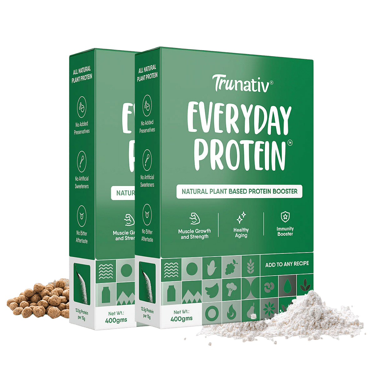 TruNativ Everyday Plant Protein| 13.5g Protein| Soy, Pea & Brown Rice Protein| Keto Friendly| For Men & Women| Cook, Bake, Blend| Add to your Daily...
TruNativ Everyday Plant Protein| 13.5g Protein| Soy, Pea & Brown Rice Protein| Keto Friendly| For Men & Women| Cook, Bake, Blend| Add to your Daily...