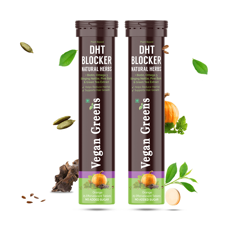 Vegan Greens Plant Based DHT Blocker With Biotin, Omega 3, Stinging Nettle, Pine Bark, Green Tea. For Hair Growth, Hair Fall Control, Healthy Hair ...
Vegan Greens Plant Based DHT Blocker With Biotin, Omega 3, Stinging Nettle, Pine Bark, Green Tea. For Hair Growth, Hair Fall Control, Healthy Hair ...