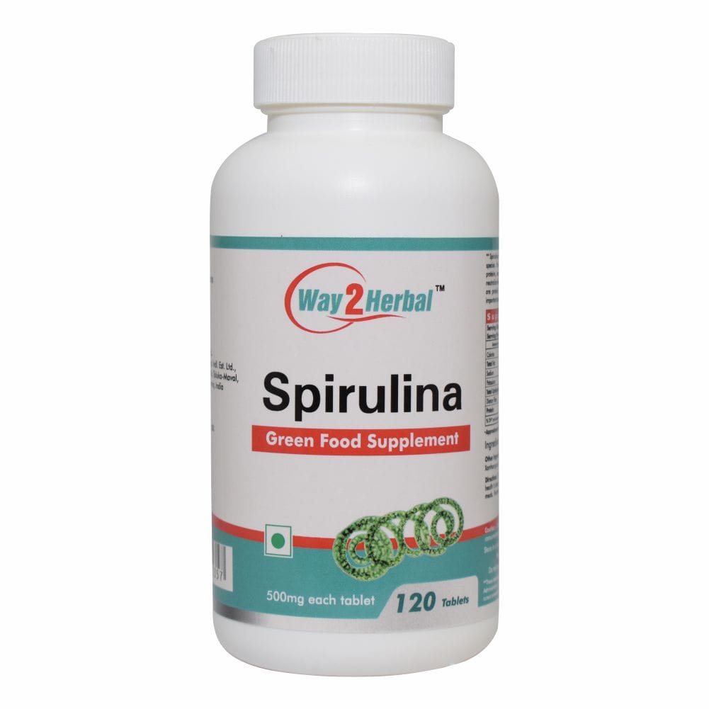 Way2herbal Spirulina 120 Tablets