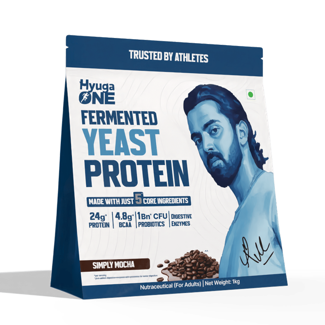 Hyuga One Fermented Yeast Protein (Mocha Coffee), 24g Protein Per Serving, 4.8g BCAA, Prebiotics, Probiotics (1 Billion CFU per serve) & Digest...
Hyuga One Fermented Yeast Protein (Mocha Coffee), 24g Protein Per Serving, 4.8g BCAA, Prebiotics, Probiotics (1 Billion CFU per serve) & Digest...