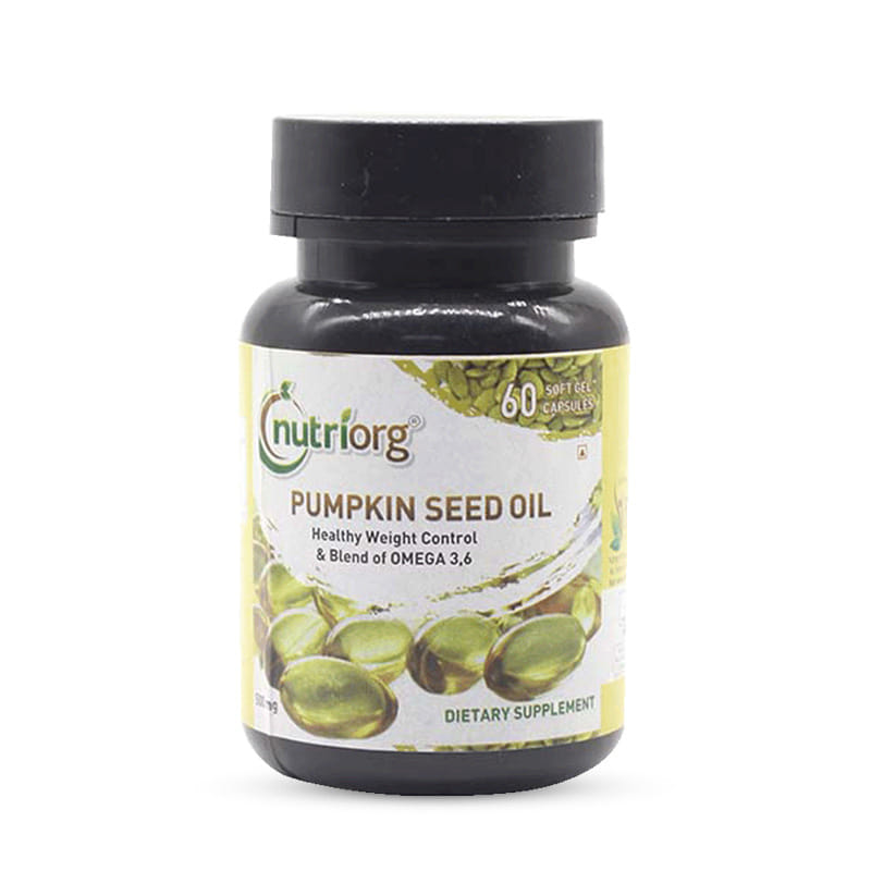 Nutriorg Pumpkin seed oil soft gel 60 Capsule
