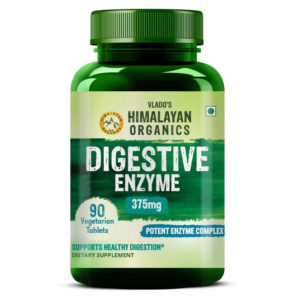 Vlado's Himalayan Organics Digestive Enzyme for Healthy Digestion 90 Veg Tablets