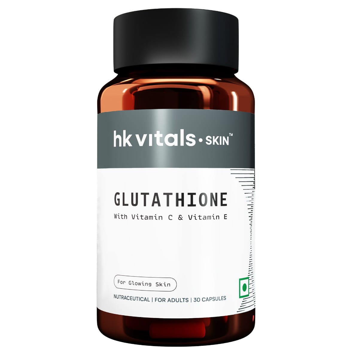 HK Vitals Glutathione + Vitamin C + Vitamin E + Biotin | 30 Capsules | Skin