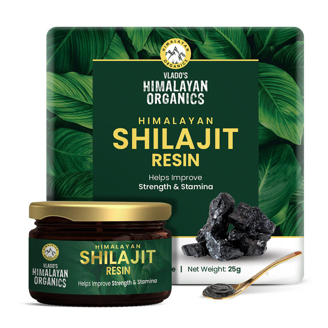Vlado's Himalayan Organics Pure Shilajit Resin Fulvic Acid & 85 + Trace Minerals Complex I 25g
