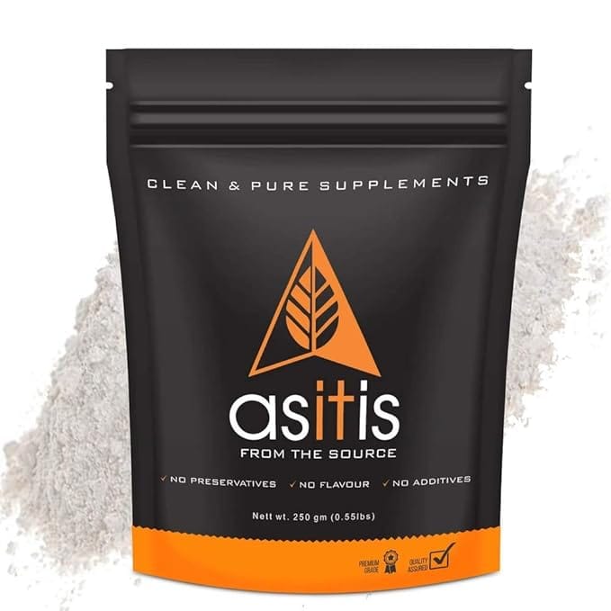 AS-IT-IS Nutrition Pure Beta-Alanine Powder, Increases Workout Capacity/Reduces Muscle Fatigue, Tested for Purity 250gm