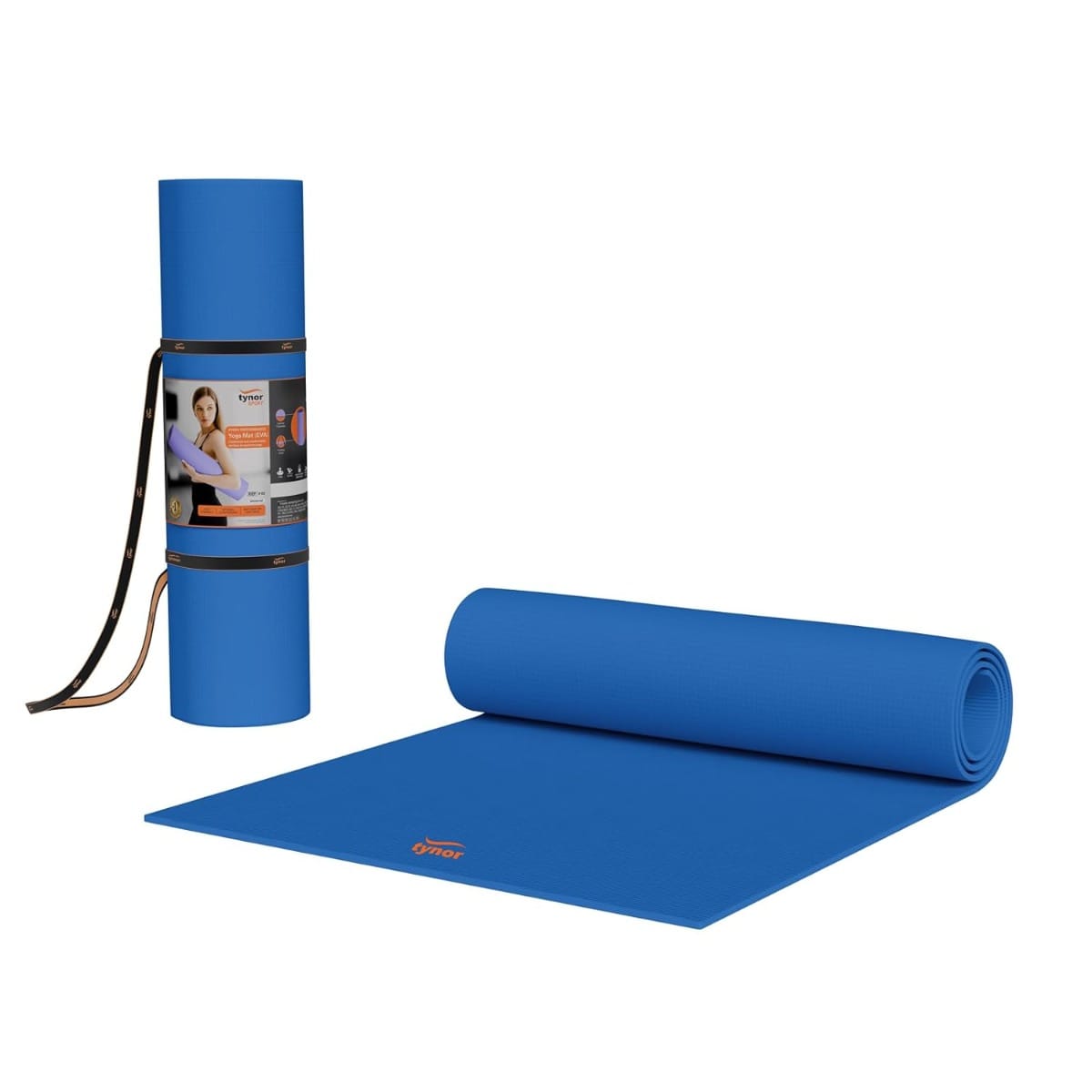 Tynor Yoga Mat Eva, Purple, 6MM, 1 Unit