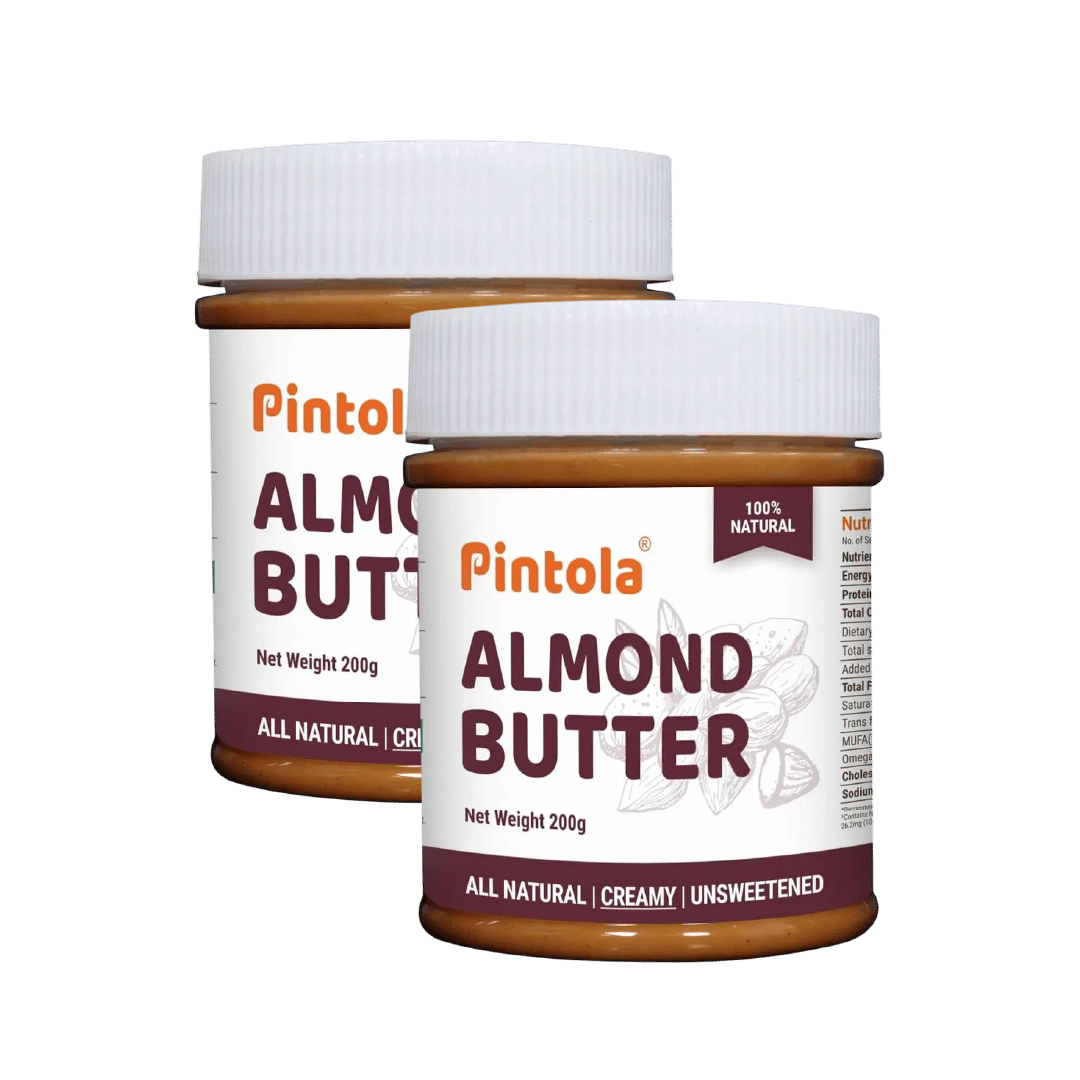 Pintola Almond Butter Dark Chocolate Made With Roasted Almonds & Dark Chocolate Spread| Rich in Fiber & Protein | Non GMO, Gluten Free, Cholesterol Free | Crunchy Pintola Almond Butter Dark Chocolate Made With Roasted Almonds & Dark Chocolate Spread| Ric