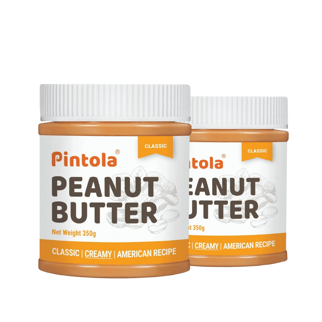Pintola Classic Peanut Butter Made With Finest Grade Peanut Butter | Source of High Protein | Non GMO, Naturally Gluten Free, Zero Cholesterol | Creamy Pintola Classic Peanut Butter Made With Finest Grade Peanut Butter | Source of High Protein | Non GMO,