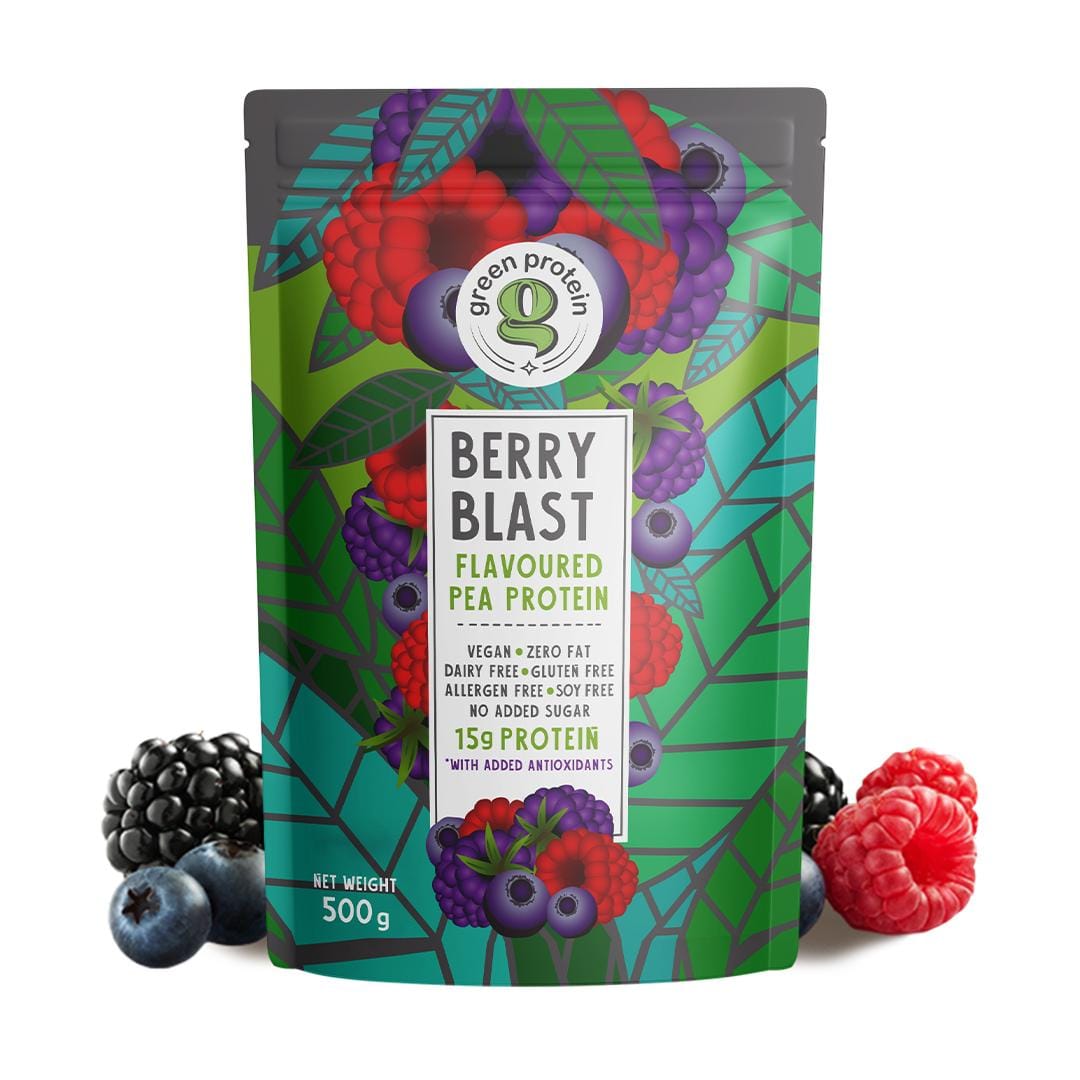 Green Protein Flavoured Pea Protein 500g Pouch GREEN PROTEIN Pea Protein Isolate Powder, Vegan Plant Protein, No Added Sugar, 100% Vegan, Soy Free, Dairy Free, Gluten Free, Allergen Free, Tangy Orange Flavor, 15g Protein Per Serving, Pouch (500g)