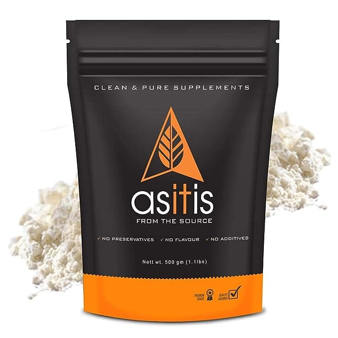 AS-IT-IS Nutrition Whey Protein Concentrate 80% Unflavoured - (500Gm)