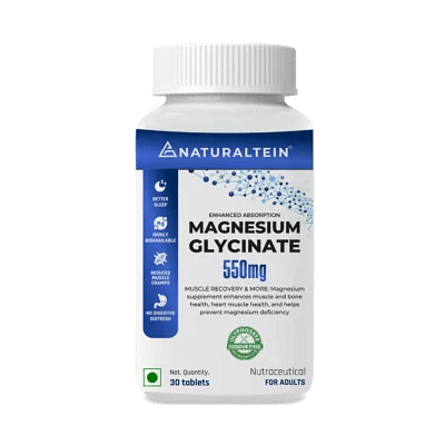 NATURALTEIN Magnesium Glycinate 550 mg (30 tablets)