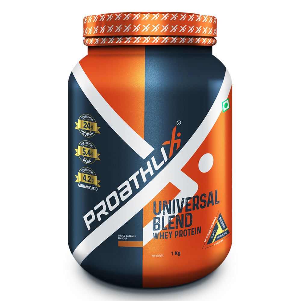 Proathlix Universal Blend Whey Protein (Choco Caramel) Proathlix Universal Blend Whey Protein (Choco Caramel) 1 Kg
