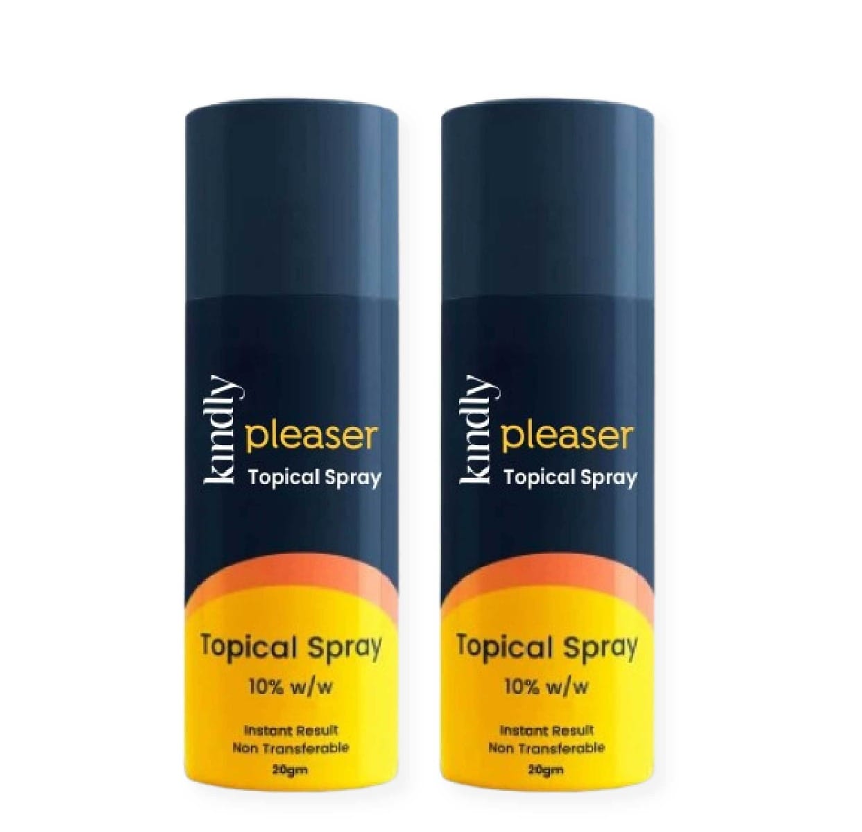 Kindly Health Pleaser Topical Spray | Non-Transferrable Spray For Men | 40 g | Pack of 2