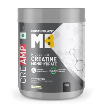 MuscleBlaze MB Creatine Monohydrate, India's Only Labdoor USA Certified Creatine