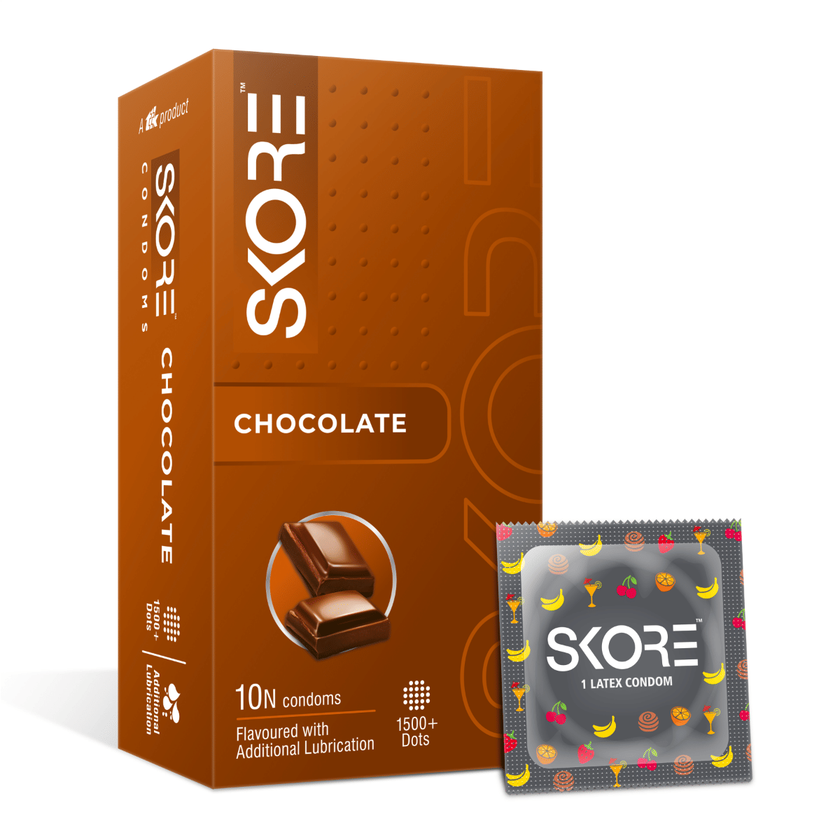Skore Chocolate Condoms 10N