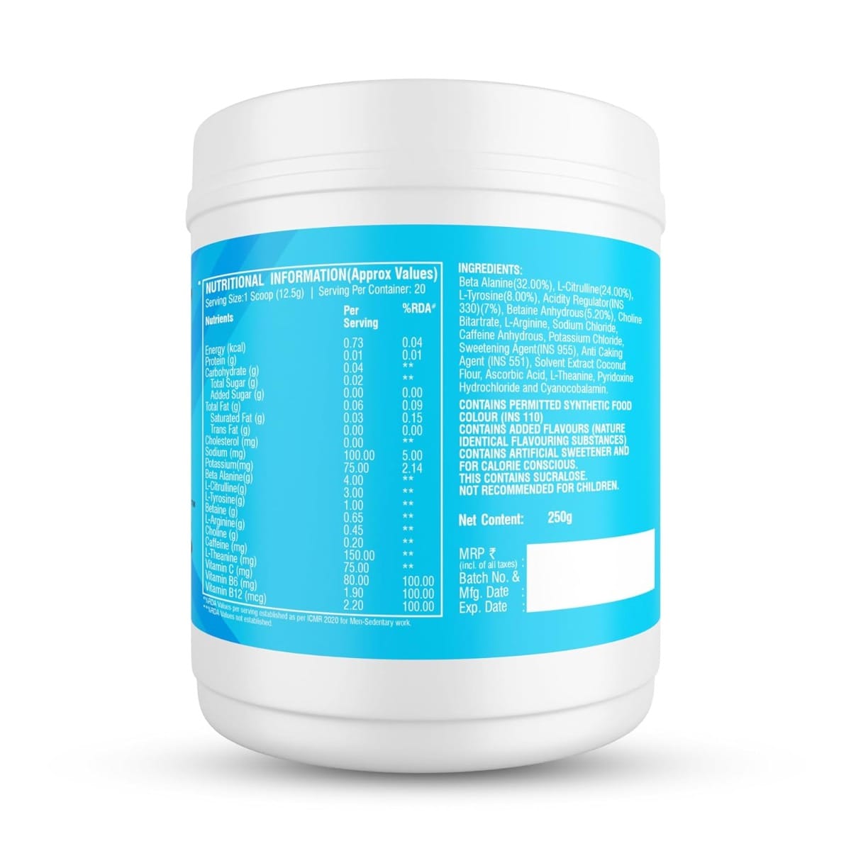 HEALTHFARM SummerBody Stack1 (Thepre Rocket Candy 250gm +Creatine