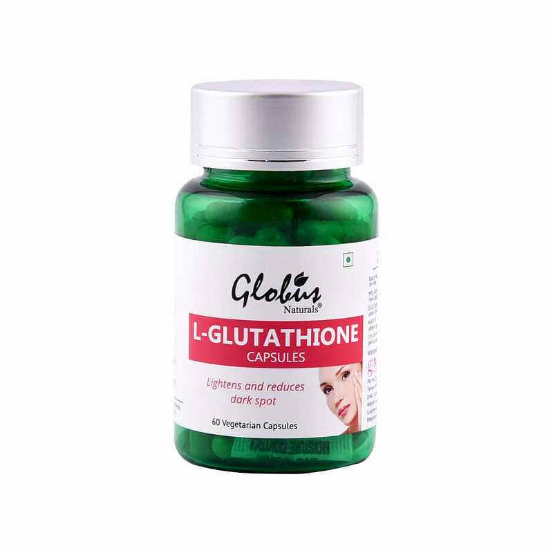 Globus Naturals L Glutathione Skin Whitening Capsules For Dark