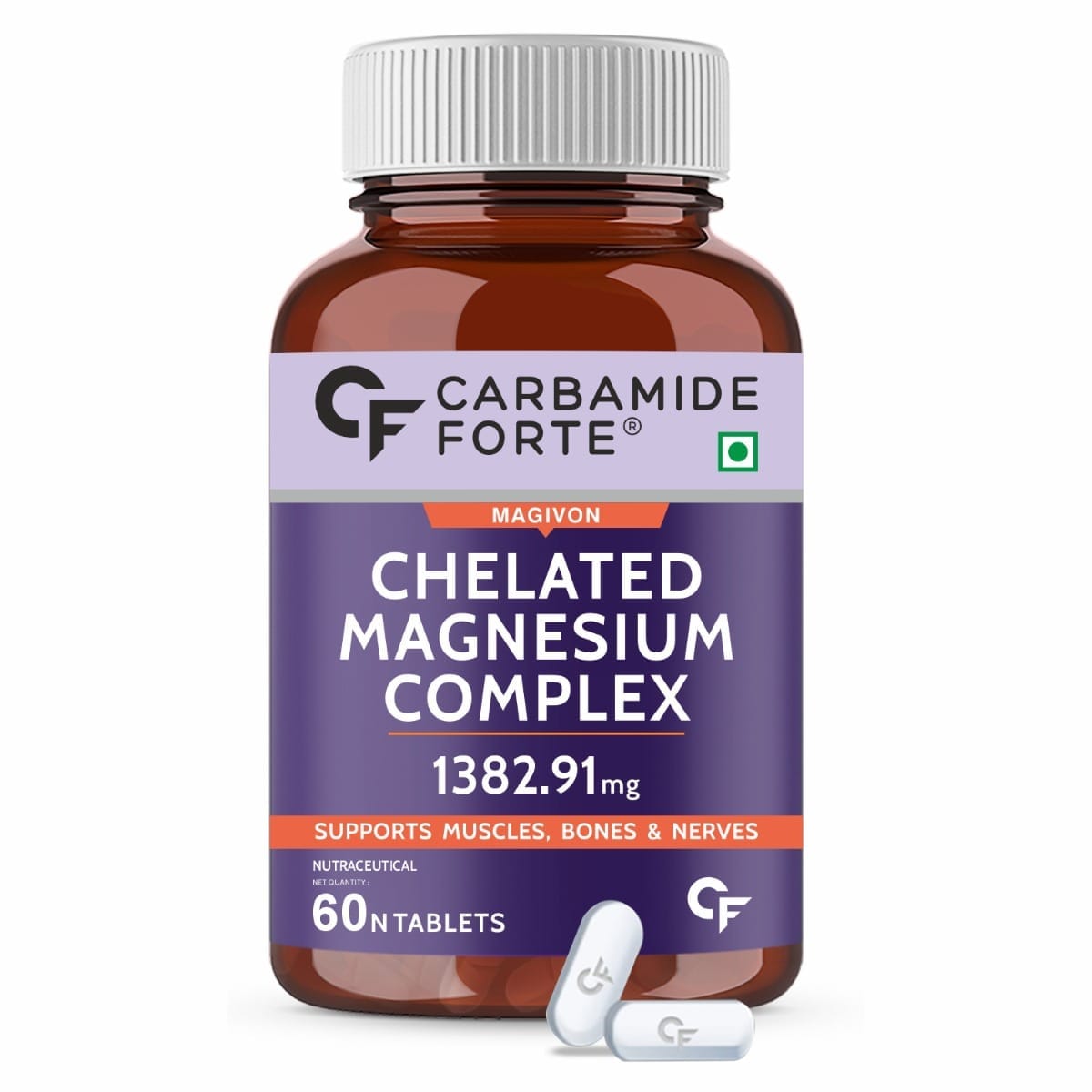 Carbamide Forte Chelated Magnesium Glycinate Citrate Supplement 1382.91mg Per Serving-image-11