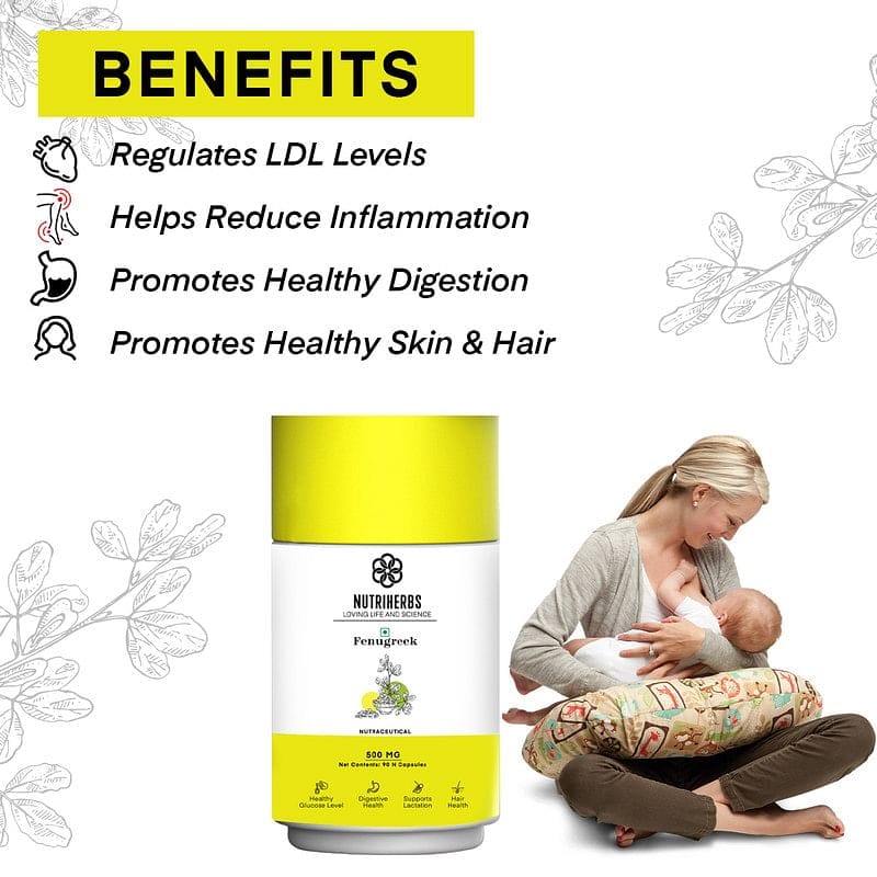 Nutriherbs Fenugreek (Methi) Extract Helps Regulate Sugar Level