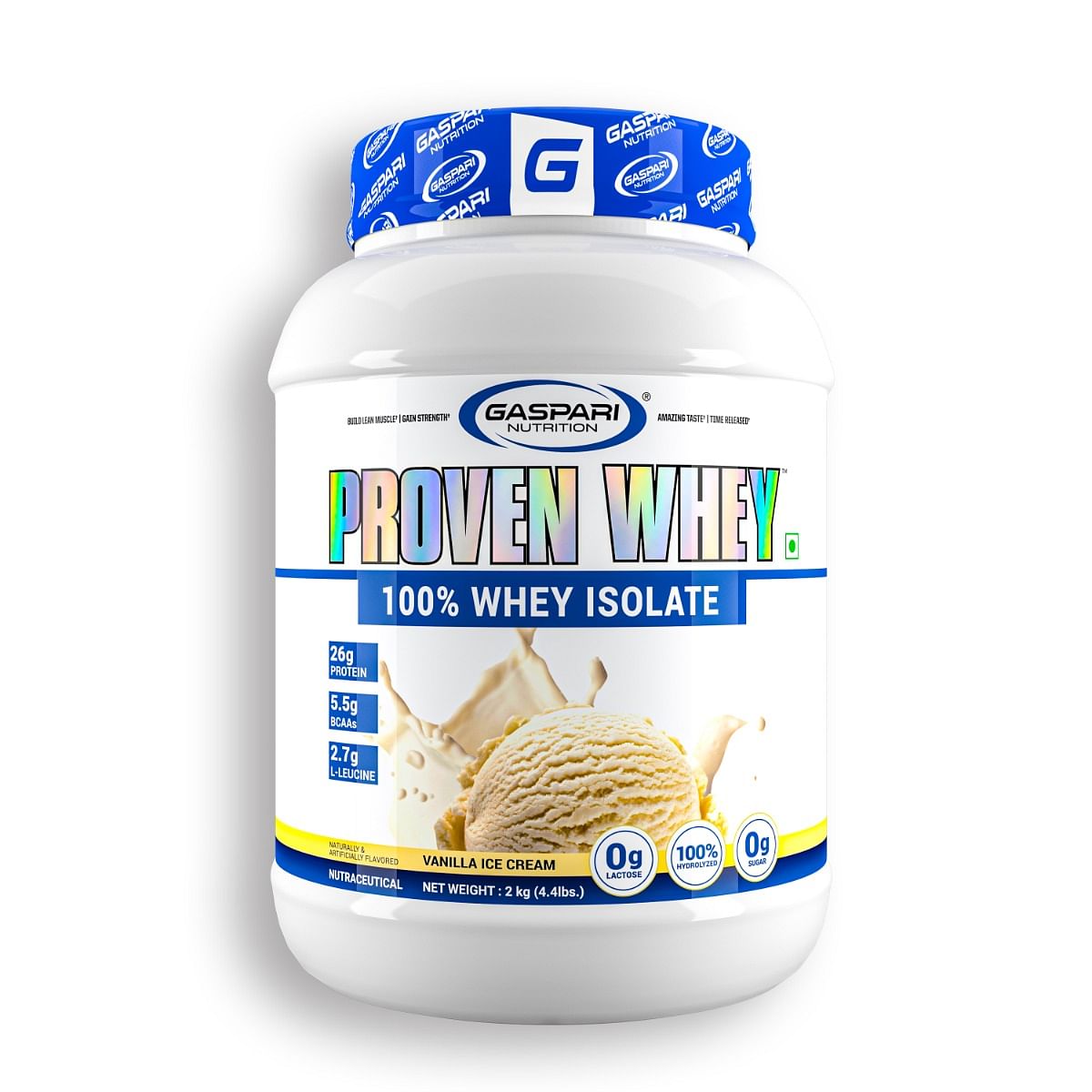 

Gaspari Nutrtion Proven Whey 100% Whey Isolate - 2kg - Vanilla Ice Cream