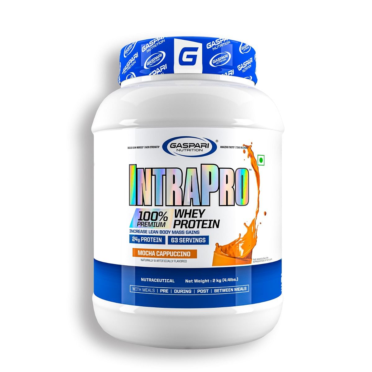 

Gaspari Nutrition Intra Pro 100% Whey Protein 2.4kg - Mocha Cappuccino