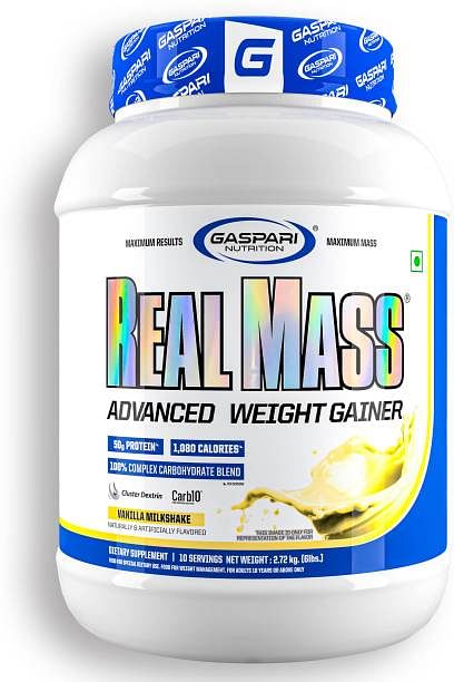 

Gaspari Nutrition Real Mass Advanced Weight Gainer - 2.27kg - Vanilla Milk Shake