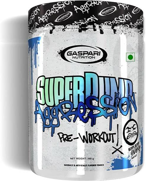 

Gaspari Nutrition Super Pump Aggression Pre -Workout - 360g - Berry Berry Angry