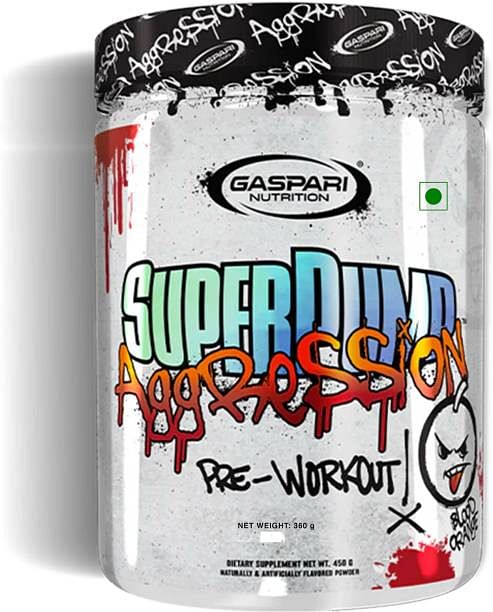 

Gaspari Nutrition Super Pump Aggression Pre -Workout - 360g - Blood Orange