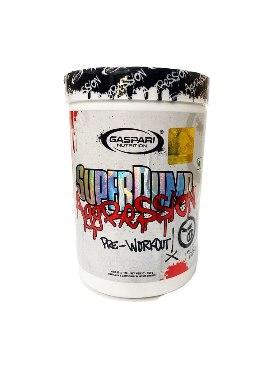 

Gaspari Nutrition Super Pump Aggression Pre -Workout - 360g - Fruit Punch Fury