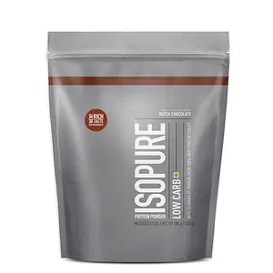 Isopure Low Carb Whey Protein Isolate Powder Gluten-Free, Aspartame-Free, Vegetarian protein for Men & Women.