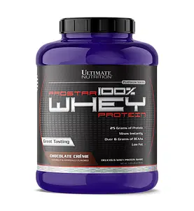 Ultimate Nutrition Prostar Whey Protein 5.28lb | 80 Serving | Chocolate Creme Flavour | 25g Protein | Muscle 