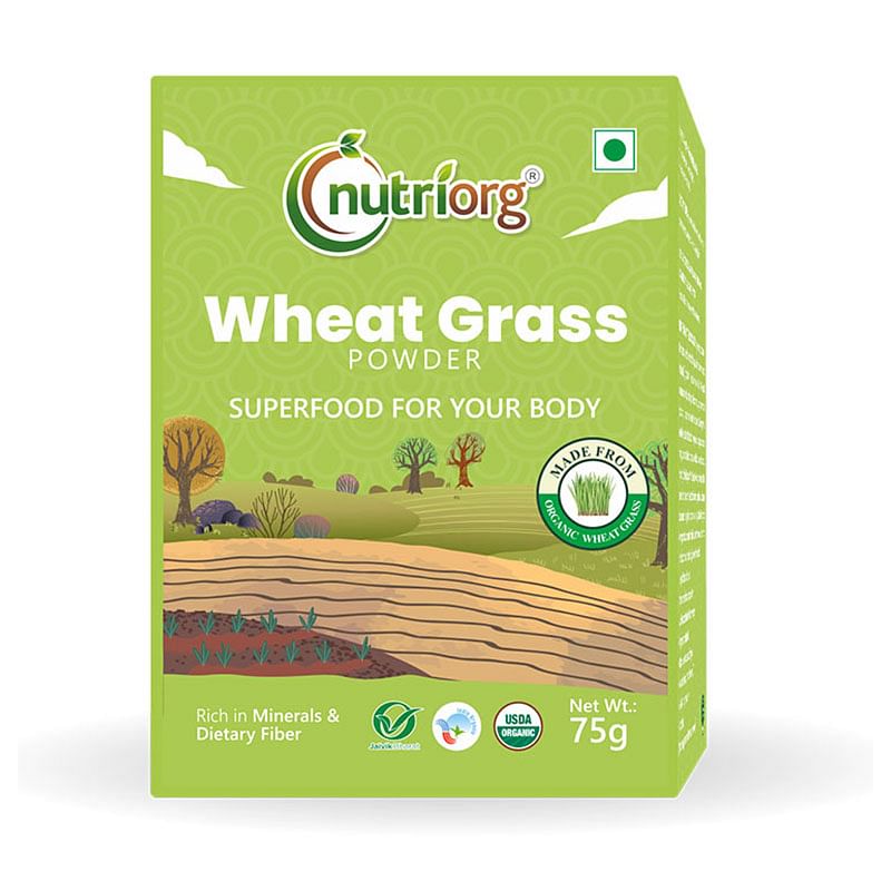 

Nutriorg Certified Organic Wheatgrass powder 75g