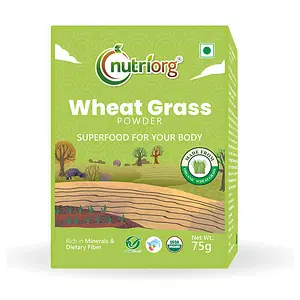 Nutriorg Certified Organic Wheatgrass powder 75g