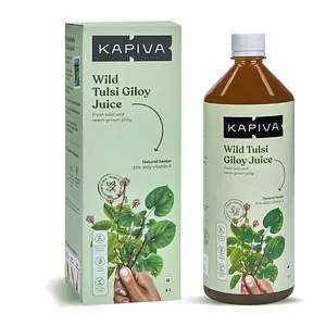 Kapiva Wild Tulsi Giloy Juice (Natural Healer), 1 L