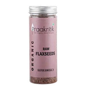 Praakritik Organic Flaxseeds Raw 200 g