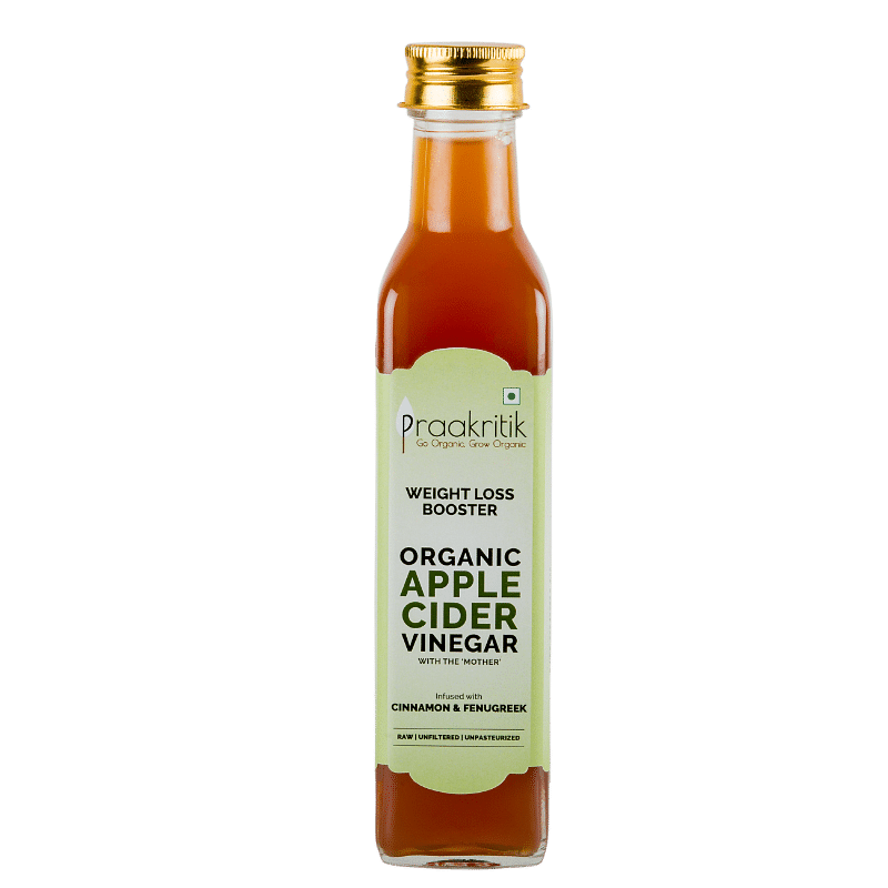 

Praakritik Organic Apple Cider Vinegar with Fenugreek & Cinnamon 250ml