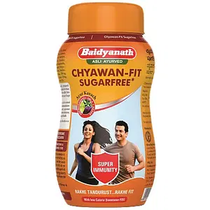 Baidyanath Chyawan Fit- Sugarfree Chyawanprash | Natural Immunity Booster With No Added Sugar - 500 Gm