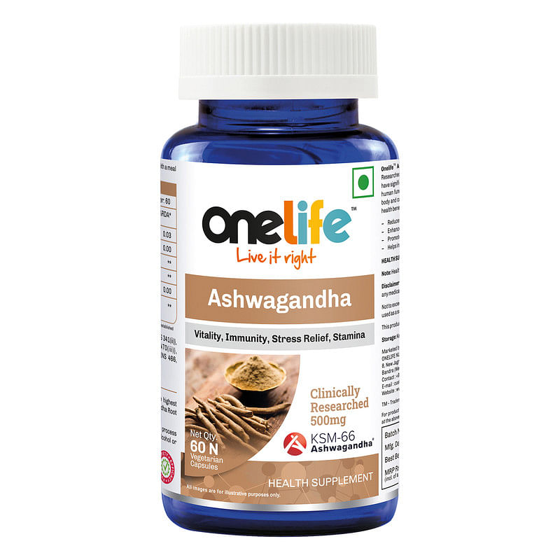 

Onelife Ashwagandha KSM 66 - 60 Capsules