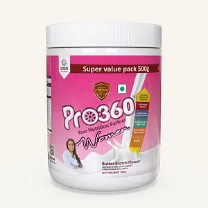 Pro360 Women Protein Powder Butterscotch Flavour 500g