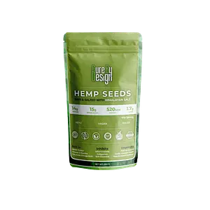 Cure By Design Hemp Seed Toasted with Pink Salt