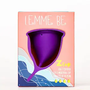 Lemme Be Combo of Z Reusable Menstrual Cup and Panty Liner