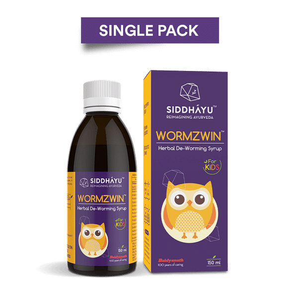 

Siddhayu Wormzwin - Herbal Deworming Syrup For Kids-150 Ml