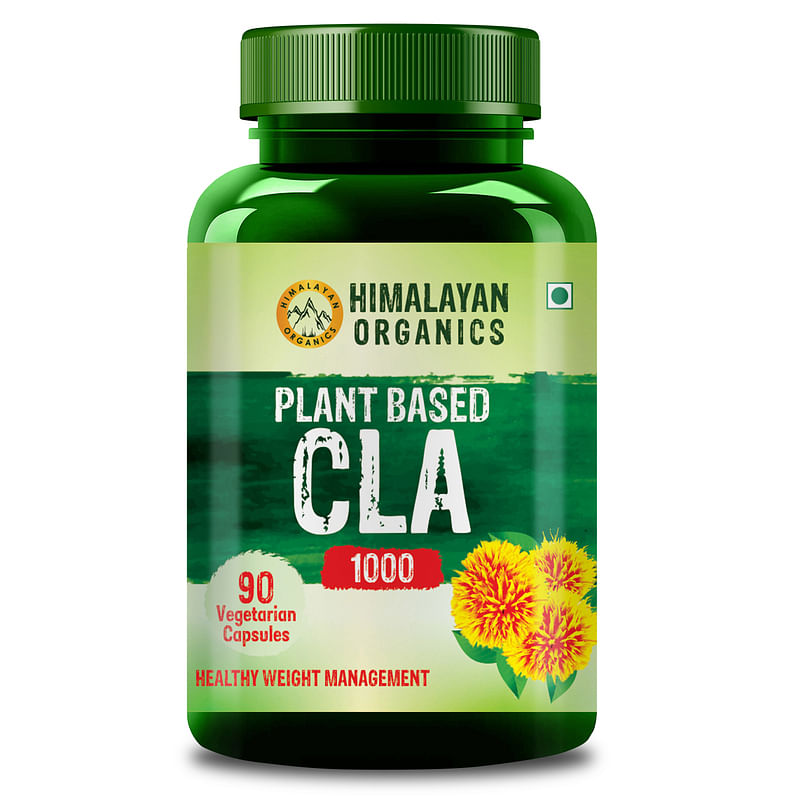 

Himalayan Organics Plant Based CLA 1000 Safflower Oil Extract Fat Burner Supplement | Immunity Booster, Weight Management, Lean Muscle Mass | Good ...