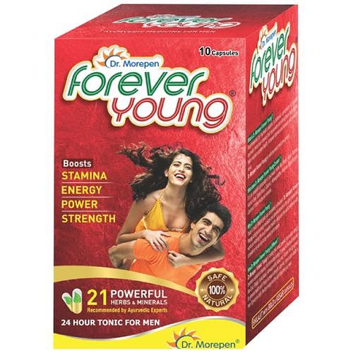 

DR. MOREPEN Forever Young Shilajit Gold Capsules for Energy, Vigour & Vitality - 10 Capsules