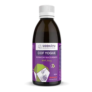 Siddhayu Cof Yogue by Baidyanath I Ayurvedic Cough Syrup For Dry Cough I For Adults I 150 ML
