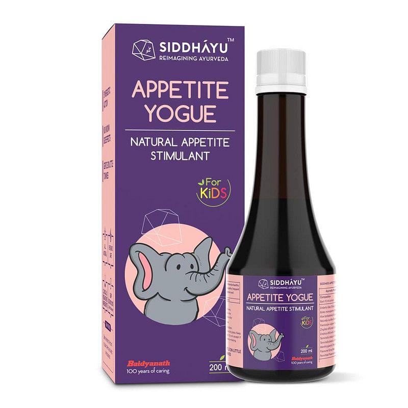 

Siddhayu Appetite Yogue (From the house of Baidyanath) I Kids Appetite Booster I Kids Hunger I Tonic I 200 ml